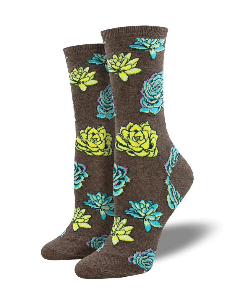 SOCK SMITH WOMEN'S "SUCCULENTS" SOCKS