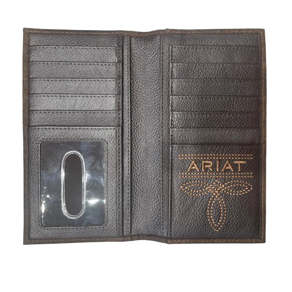 Ariat Rodeo Basketweave Hair On Wallet A3546402