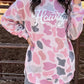 Camo Howdy Western Baggy Pullover Mock Neck Sweatshirt : Multicolour / S