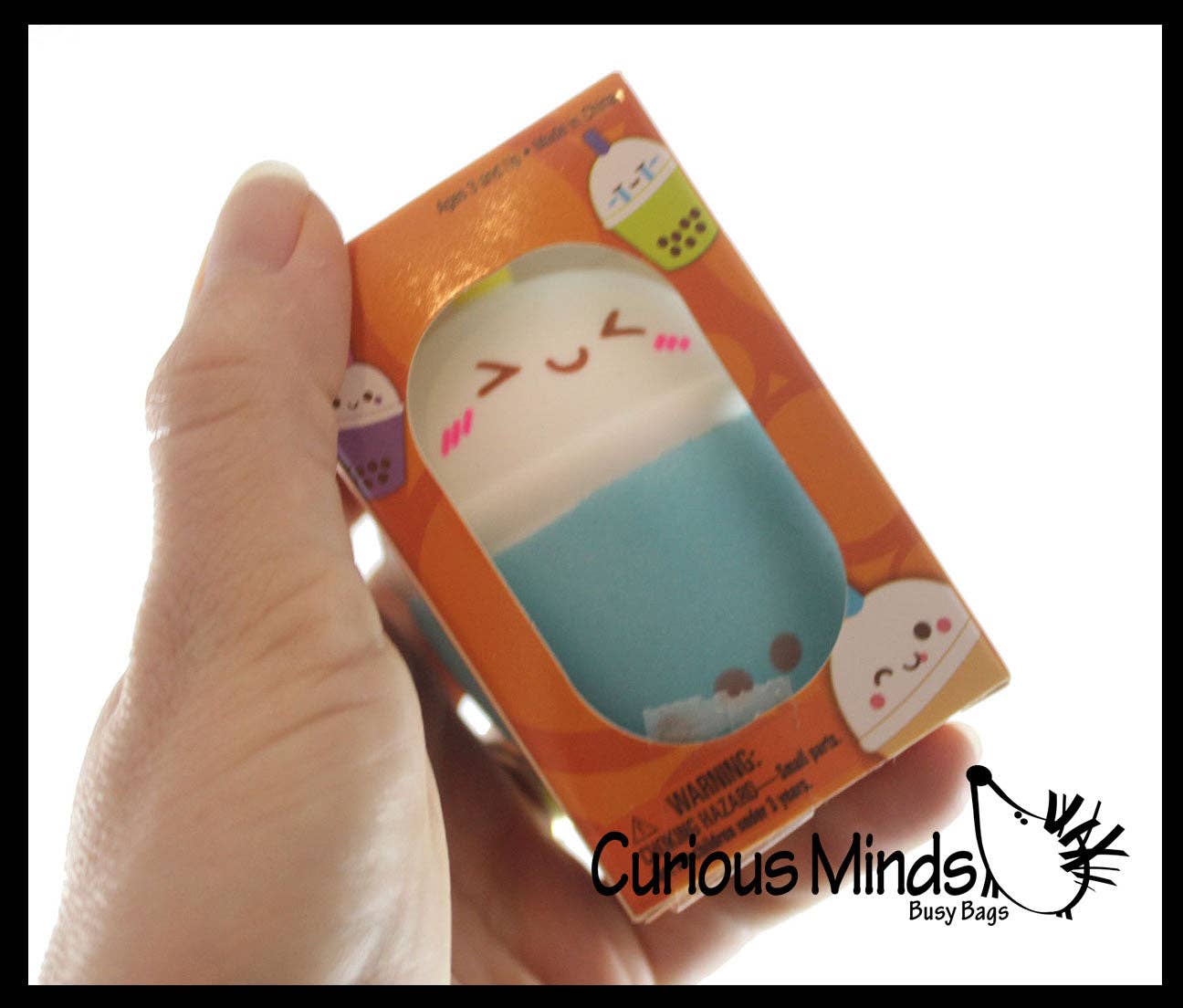 Bubble Tea Drink Squishy Squeeze Stress Ball Soft Doh