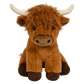 HIGHLAND COW PLUSHIE (WHITE/BROWN)