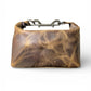 Rust Leather & Cowhide Purse