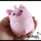 1 Plush Farm Animal Sugar Ball - Thick Glue/Gel Stretch Ball