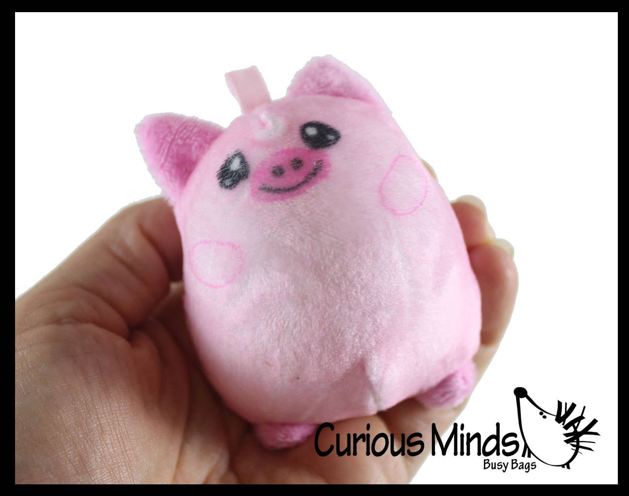 1 Plush Farm Animal Sugar Ball - Thick Glue/Gel Stretch Ball