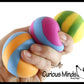 1 - 1.75" Striped Doh Filled Stress Ball - Squishy
