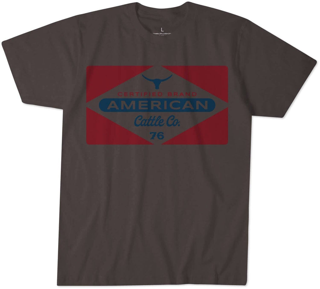 Billboard Tee Heather Brown