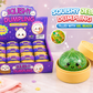 Mini Glitter Gel Bead Dumpling Squishy