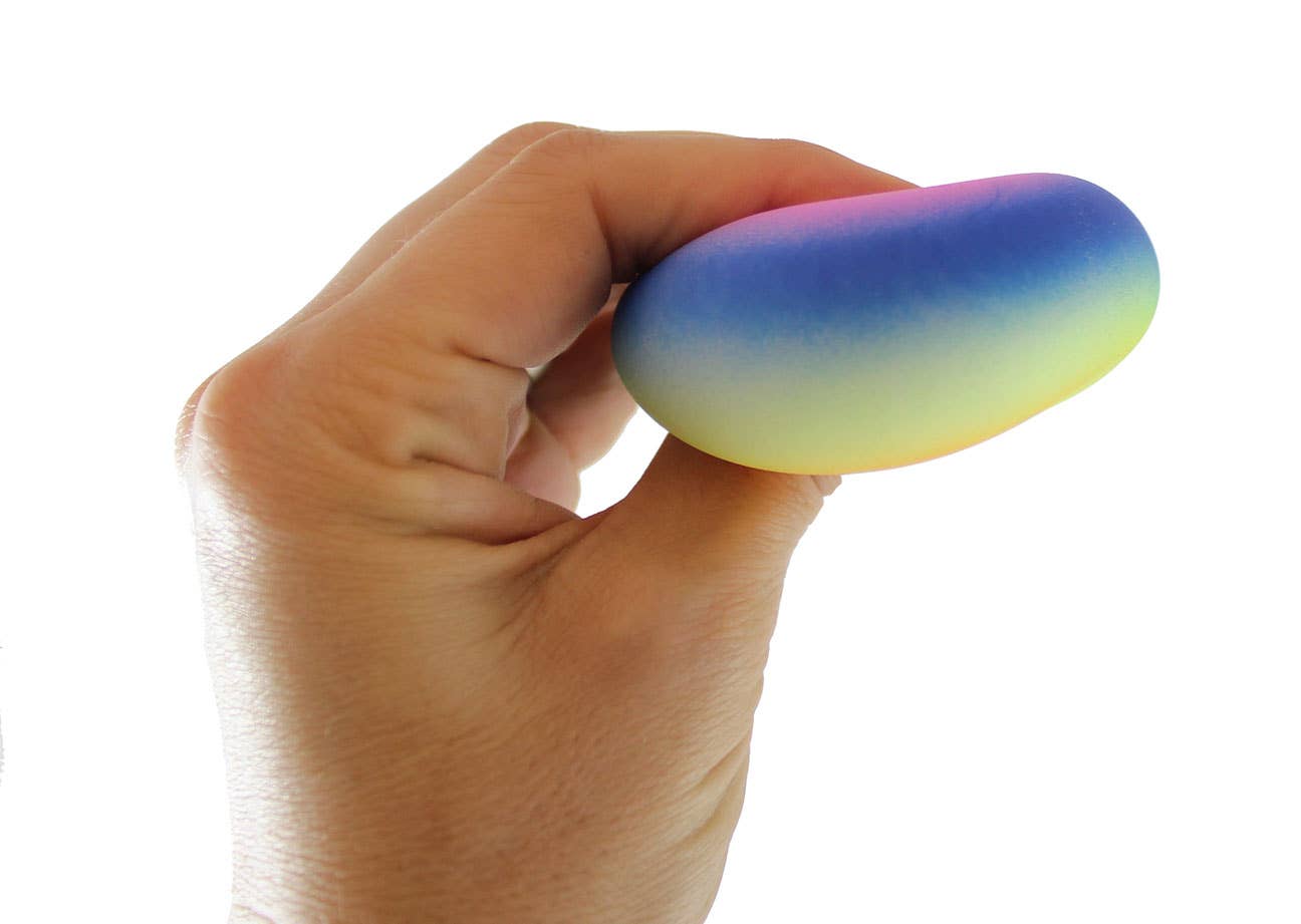 1.75" Rainbow Doh Filled Stress Ball - Glob Balls Squishy OT