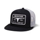 Bull Spurs Hat-Flat: Blue/Grey