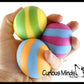 1 - 1.75" Striped Doh Filled Stress Ball - Squishy