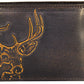 Buck Burnished Leather Bifold Wallet