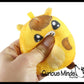 1 Plush Farm Animal Sugar Ball - Thick Glue/Gel Stretch Ball