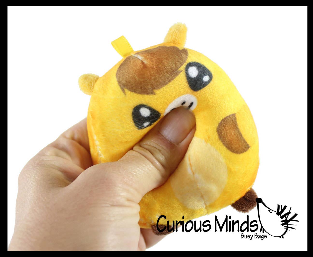 1 Plush Farm Animal Sugar Ball - Thick Glue/Gel Stretch Ball