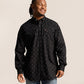 Ariat Men's Piety Classic Shirt Black Geo Print