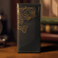 Bass Burnished Leather Secretary Wallet