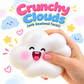 Crunchy Clouds (with Emotional Faces) ASMR Squishy