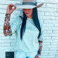 Buckaroo Long Sleeve Mesh Top