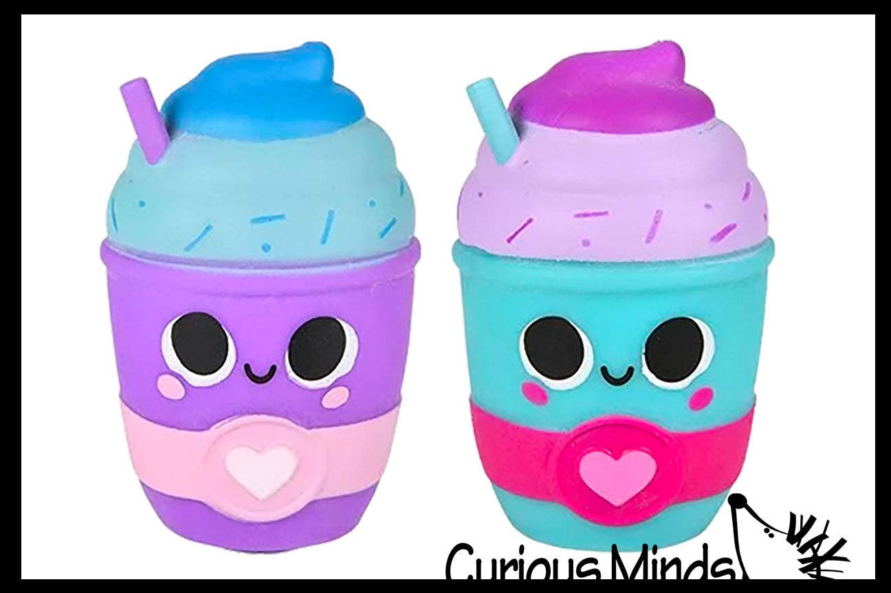 1 Frappe Ice Cream Drink Squishy Squeeze Stress Ball Soft Do