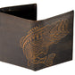 Bass Burnished Leather Trifold Wallet