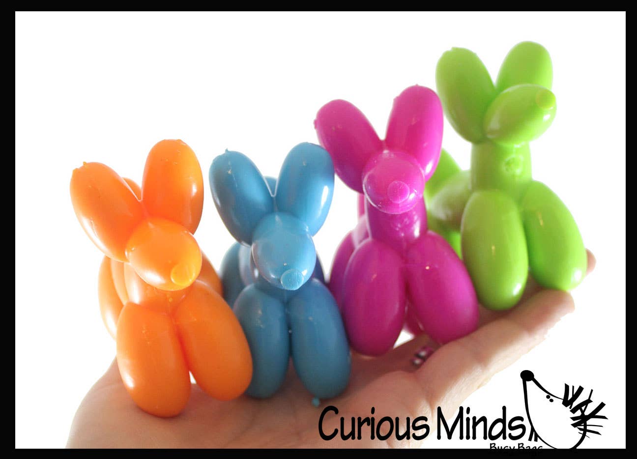 1 Mini Balloon Dog Doh Filled Stress Ball - Cute Squishy