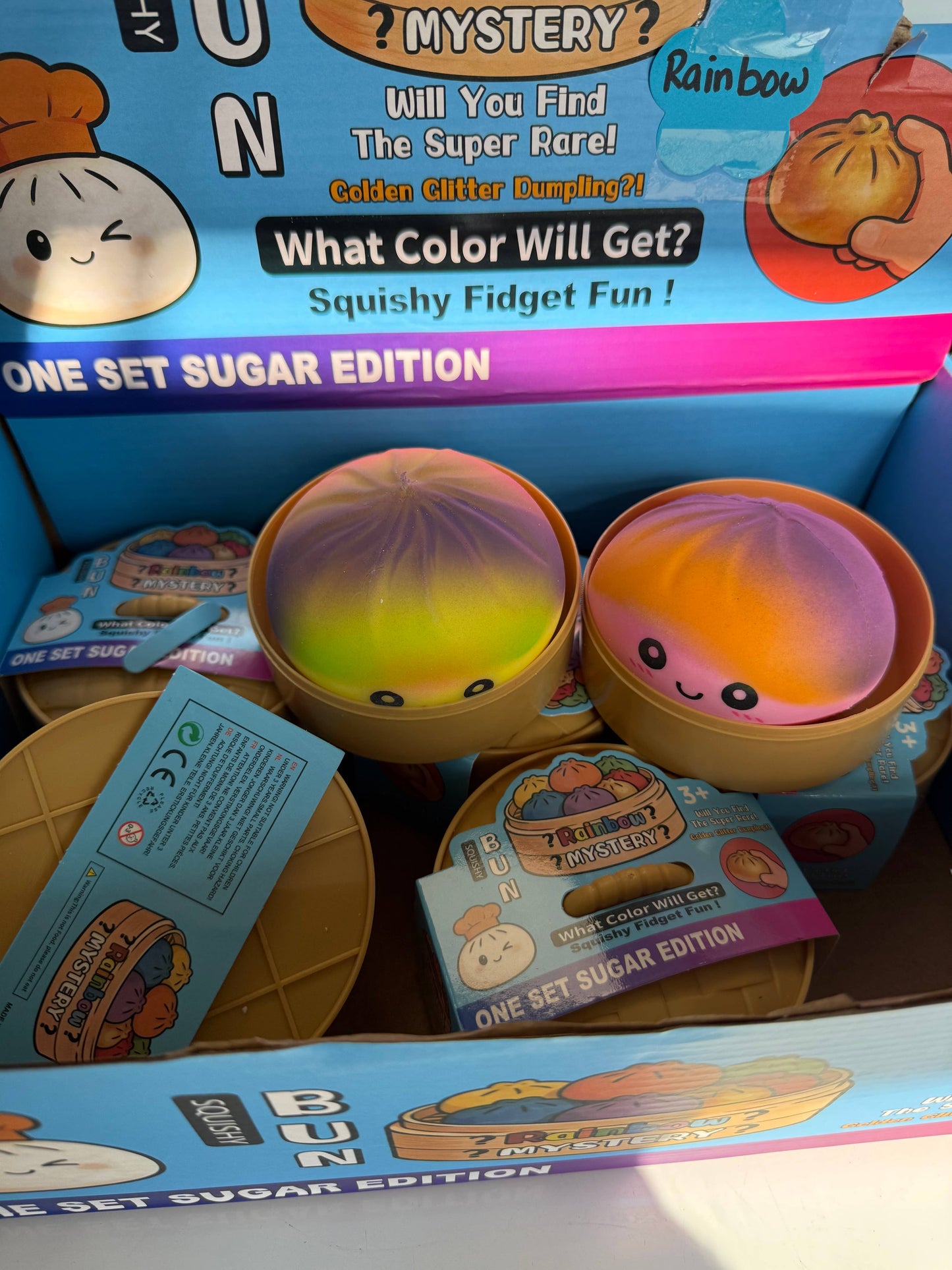The Viral Squishy Dumpling- Rainbow Edition 