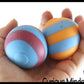 1 - 1.75" Striped Doh Filled Stress Ball - Squishy