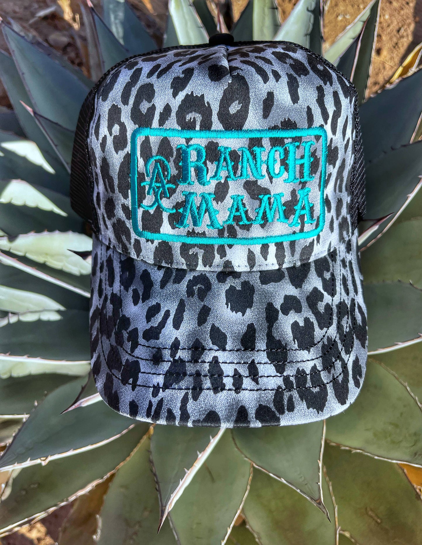 Ranch mama leopard hat
