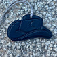 Cowboy Hat Air Flair: Turquoise / Warm Sugar