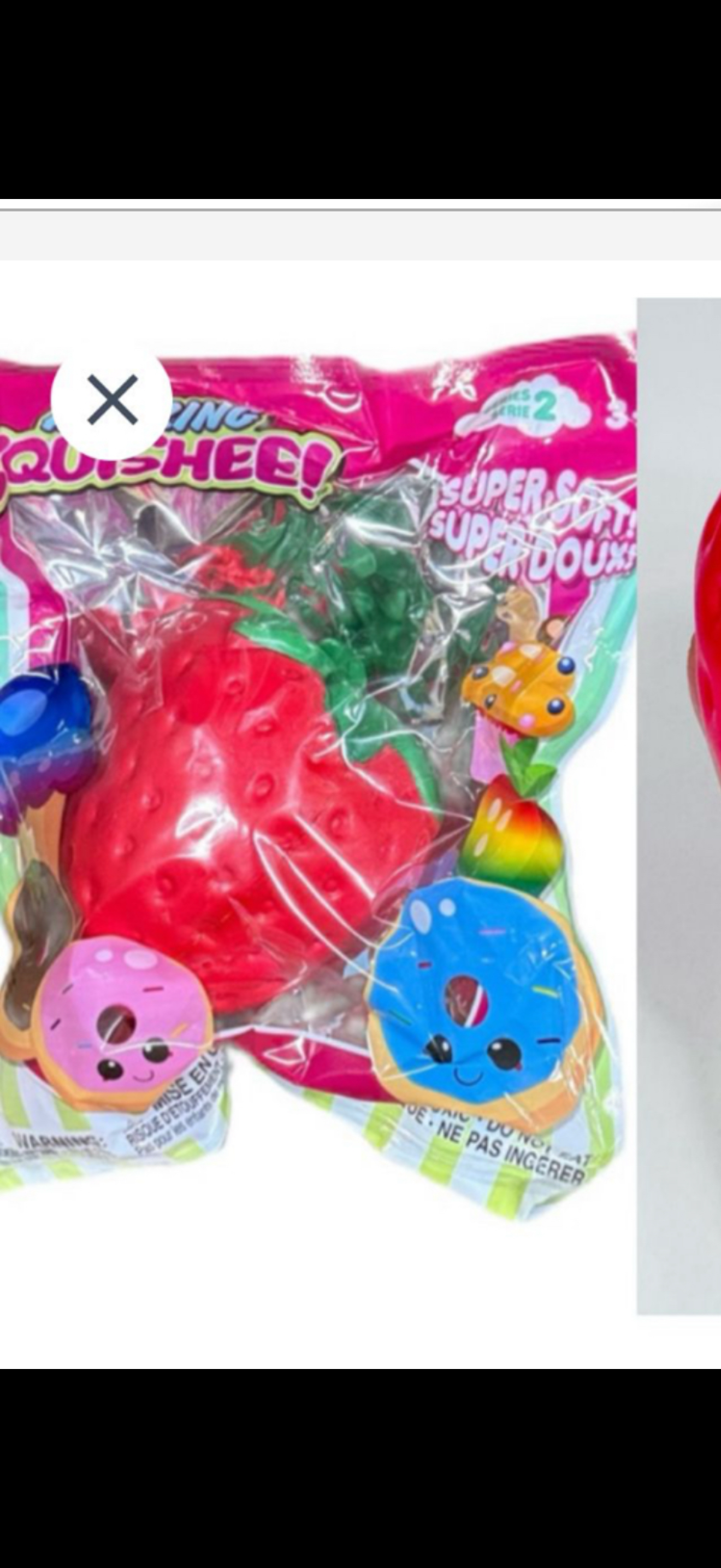The Viral Strawberry Squishy 5 inches (Retail Packaging)