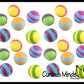 1 - 1.75" Striped Doh Filled Stress Ball - Squishy