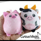 1 Plush Farm Animal Sugar Ball - Thick Glue/Gel Stretch Ball