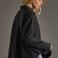 The Cori Black Super Soft Button Up
