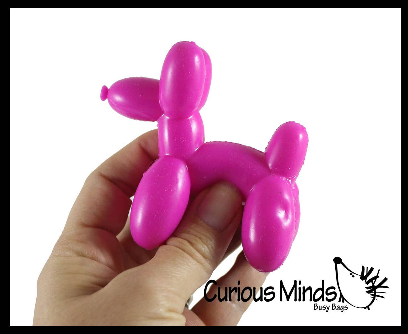1 Mini Balloon Dog Doh Filled Stress Ball - Cute Squishy