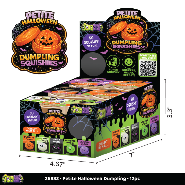 Petite Spooky Halloween Squishy Dumpling