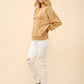 23244T - Distressed Vintage Washed Western Sweatshirt: TAUPE / S