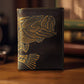 Bass Burnished Leather Trifold Wallet