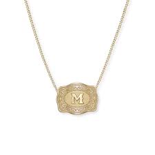 SPURWEST MINI BELT BUCKLE NECKLACE (GOLD)