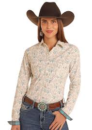 PANHANDLE Women's Rough Stock Snap Front Shirt #RWN2S05095