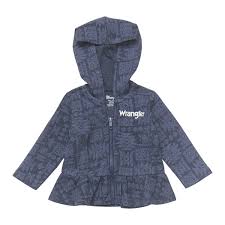 Wrangler Baby Girl Navy Hoodie - 112353054