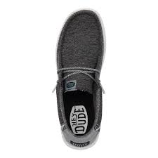 HEY DUDE WALLY COASTLINE BLACK/WHITE
