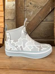 Local Girl Rubber Boots-Forest Camo Saltwater