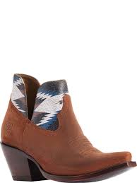 Ariat Womens Hazel Chimayo Terracotta Roughout-Arroyo Chocolate Boot 10046970