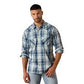 ARIAT MEN'S Retro Heathcliff Fitted Western Snap Shirt-KEY LARGO PLAID