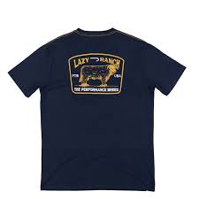 LAZY J RANCH EL JEFE NAVY T-SHIRT