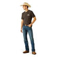 Ariat Men’s Brown Cocky Cowboy Graphic T-Shirt
