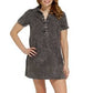 HOOEY WOMENS Denali Denim Chambray Shirt Dress