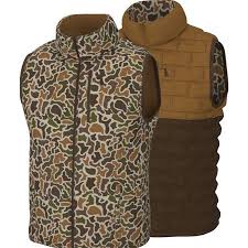LOCAL BOY Duck Down Reversible Vest-LOCALFLAGE VINTAGE