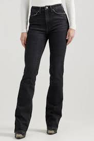 WRANGLER RETRO BAILEY HIGH RISE BOOT CUT (BLACK)