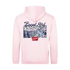Local Girl Brushwood Hoodie - Lookout-PINK