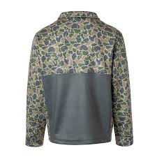 FIELDSTONE Backwoods Camo Quarter Zip Fleece (R649)